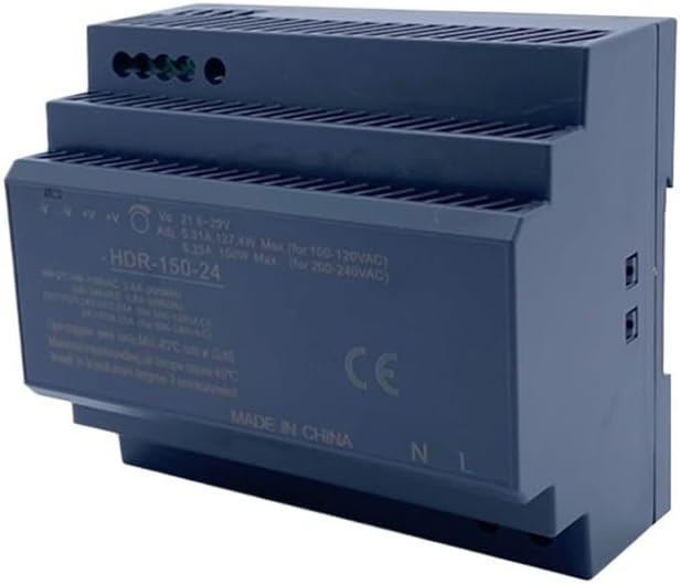 HDR-150W DIN レールスイッチング電源 SMPS 12V 24V 超薄型 AC/DC ラダー LED 駆動電源トランス(H