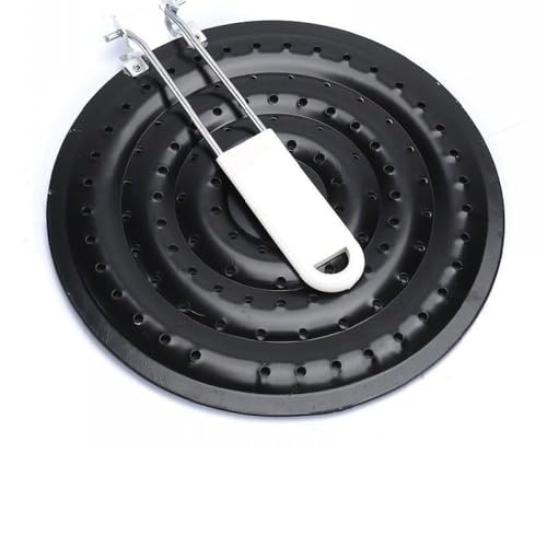 Image of Alark Kitchen Heat Diffuser Reducer Flame Guard Open Simmer Plate Frying Plate Solid Stainless Steel Household Kitchen Gas Stove Heat Diffuser Barbeque Cookware Top Plate Item Kitchen Tool Black