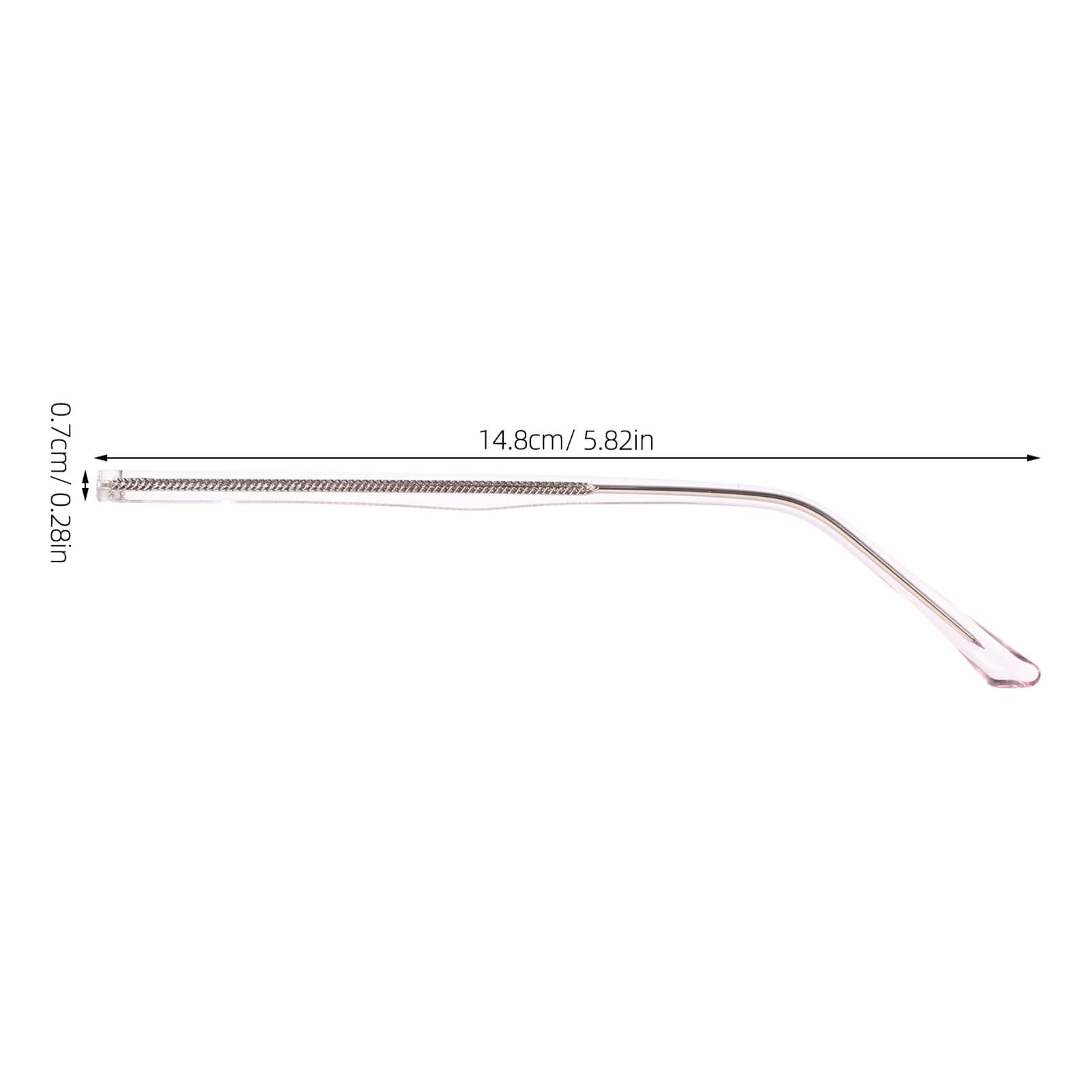 IWOWHERO Metal Glasses Temples Replacement Screws for Eyeglasses Glasses Hinge Retainer Set