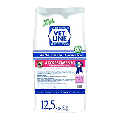 Vet Line Accrescimento Monoproteico Al Bufalo - 12.5 Kg