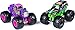 Monster Jam, Official Grave Digger vs. Wild Flower Die-Cast Monster Trucks, 1:64 Scale, 2 Pack