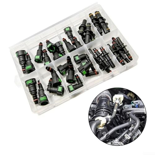 Conexión rápida de nailon para reparación de tuberías automotrices con codos 90 7