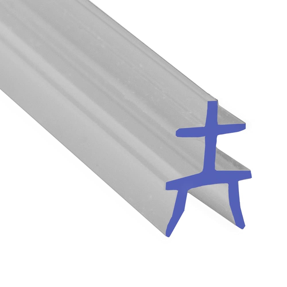 Soft Flexible Rubber Shower Seal | for Bi Folding Doors & Shower Screens | Fits Into Channel | BIF072 (1 Metre)