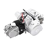 110CC 4 Stroke Engine Motor, Auto Transmission Electric Start Single Cylinder Engine, Chain Driven, for 50cc 70cc 90cc 110cc ATV and Go Karts (4 Stroke 110CC)
