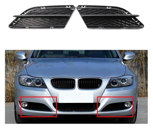 Parrilla delantera para renovar el parachoques de BMW Serie 3 E90 E91 (2009-2012) izquierdo derecho 2