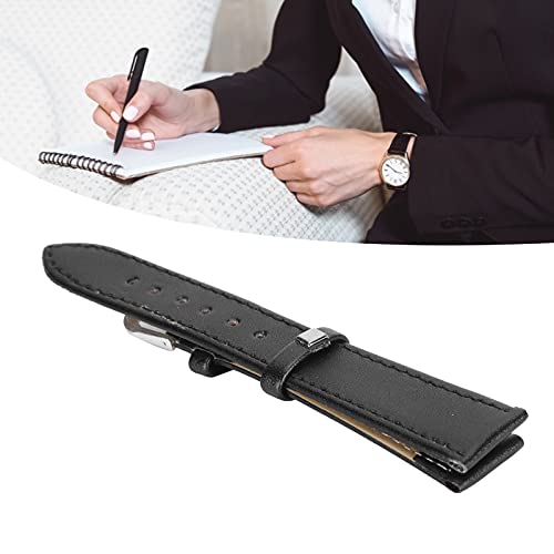 Dornschließe Uhrenarmband, Praktisches Uhrenarmband Starke Haltbarkeit Komfortabel für Uhrenreparaturwerkstatt für Zuhause(18mm black) Cover