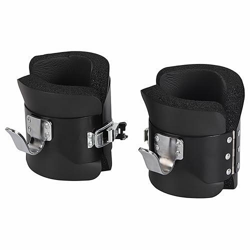 BORDSTRACT Anti Gravity Inversion Boots, Hang Up Boots for Stress Relief and Fitness, Solid Steel Frame for Ab Crunch, Abdominal Sit Up, Hooks Bar Therapy, Core Gym Fitness Exerciser