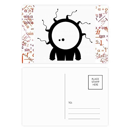 Cartes postales Alien Monster formule cyclope DIYthinker lot de 20 en couleur 14x10cm