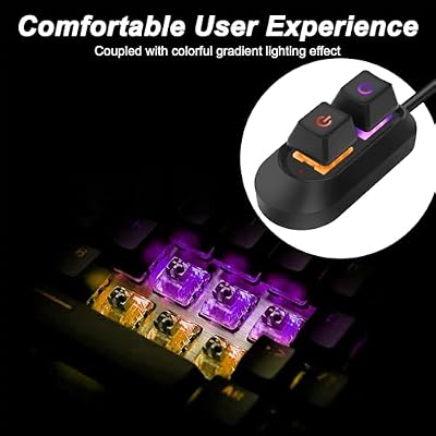 MEIRIYFA Desktop Computer Power Switch Power Supply Cable, External PC Power Button Extension Cable with ON Off Reset Switch for Computer Motherboard (2M, Black)