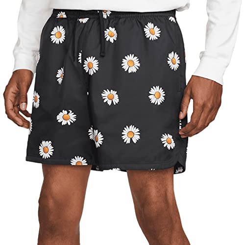 Nike Sportswear Sport Essentials - Pantalones cortos para hombre, Negro/Blanco, Medium