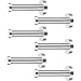 eBoot 6 Pieces Stainless Steel Wall-Mount Robe Hook Coat Hook Towel Wall Hook, Brushed Nickel (4 Inch)