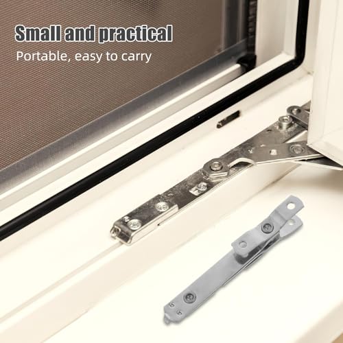 Limitador de seguridad para ventanas correderas de acero inoxidable en hoteles y casas 7