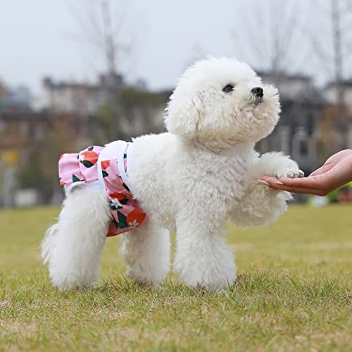 Mengelina Fraldas Reutilizáveis para Cães Femininas, 3 Unidades, Laváveis, Premium, Altamente Absorv