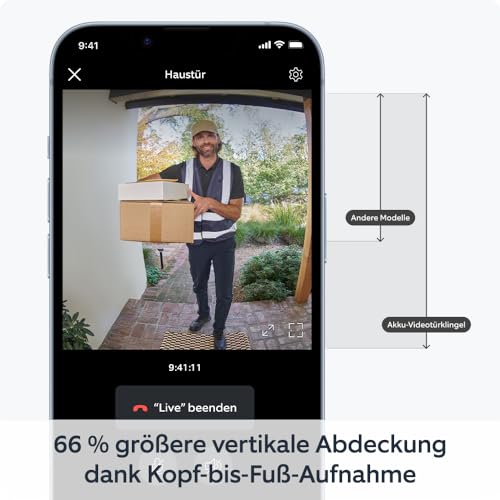 Ring Akku-Videotürklingel (Battery Video Doorbell) (2024) | WLAN-Videotürklingel-Sicherheitskamera, Selbstinstallation (in 5 Minuten) | mit eingebautem Akku I Privatsphäre-Einstellungen 3
