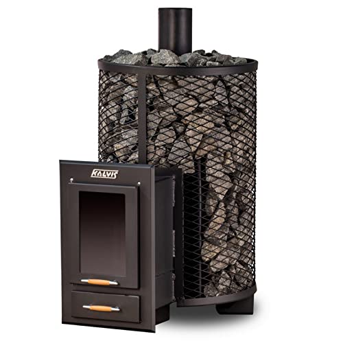 Holzbefeuerter Saunaofen für ein beheizbares Volumen von 12-20 m³ mit 12kW Heizleistung