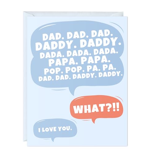 ALY LOU Funny Dad Birthday Card – Sarcastic Father’s Day Card Witty Card for Dad, Grandad, Stepdad or Uncle | Cheeky Humour, Blank Inside, Bold & Hilarious (daddy papa)