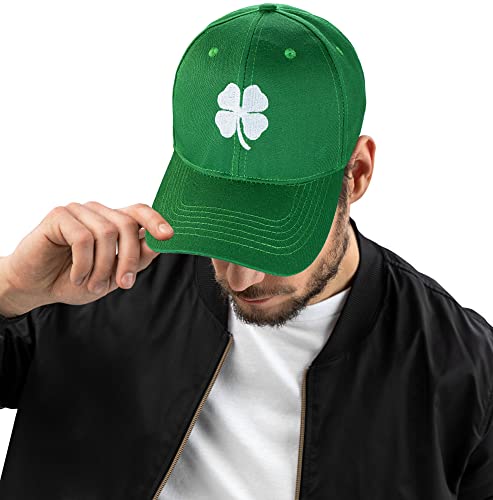 Ireland-Irish-4-Leaf-Clover-St-Patricks-Day-Hat-for-Men-Women-Embroidery-Shamrock-Baseball-Cap-Hat