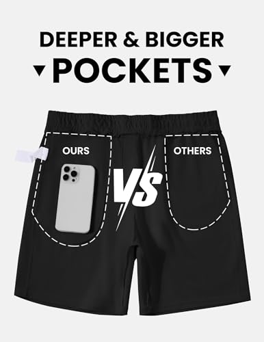 PINSPARK Men's Casual Sweat Shorts 7