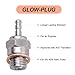 Hobbypark RC Igniter & Medium Hot Glow Plugs No.4 N4 Replace OS 8 Super Duty Spark Engine Parts for Traxxas Redcat RC Nitro Car Truck Off Road Buggy
