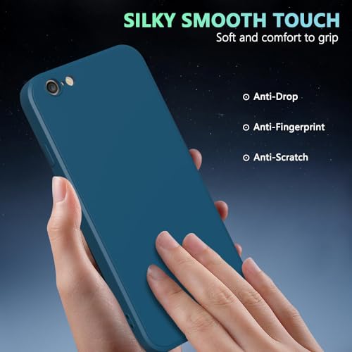 Image of for iPhone 6S Case Dark Blue, Scratch Resistant with Soft Touch, Slim Thin Phone Cover for iPhone 6 4.7 inch