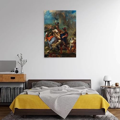 Impression sur toile Eugene Delacroix pour briser la monotonie de votre decoration interieure - 3