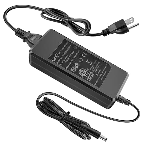 QooWare 24V 5A LED Power Supply Adapter - 120W Max, ETL Certified, Perfect for 24V Projects: COB LED Strips, LED Pixel, CCTV Camera & Computer Projects - Safety Overload & Thermal Protection