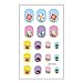 Kids Nail Stickers Full Nail Wraps 3D Self Adhesive Nail Stickers Full Nail Wraps for Kids Girls Self Adhesive Nail Strips for Nail Art Decoration