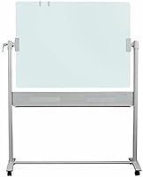 Vista 7 de Quartet Caballete, magnético, pizarra blanca de cristal, 3' x 2', ajustable, portátil, soporte para rotafolio, infinito (ECM32G)