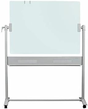 Quartet Easel, Magnetic, Glass Whiteboard, 4 x 3, Reversible, Portable, Flip Chart Holder, Infinity ECM43G