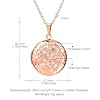 U7 Rose Gold Locket for Girls Women Photo Pendant Mothers Jewellery #4