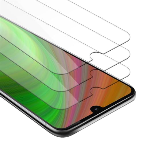 Cadorabo 3X Vidrio Templado Compatible con Nokia 3.2 en Transparencia ELEVADA - Paquete de 3 Vidrio Protector de Pantalla (Tempered) en dureza 9H con compatibilidad Touch 3D