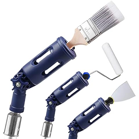 Multi-Angle Paint Brush Extender, Extension Pole Brush Holder Long Paint Brush Tool for Painting High Ceilings High Corner Cover