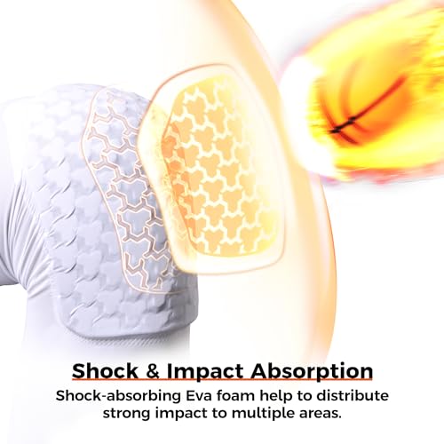 Image of COOLOMG Basketball Knee Pads for Kids Youth Adult