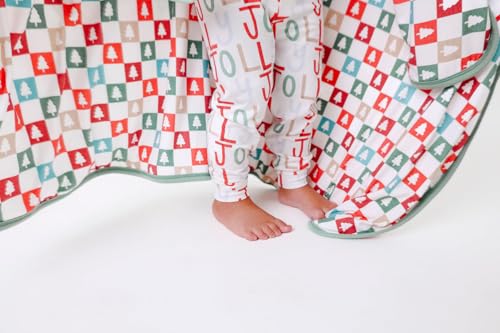 Image of Copper Pearl Jumbo 3-Layer Baby Blanket: Soft Baby Quilts for Boys and Girls | Breathable, Cozy, Toddler Blanket | Baby Quilt for Newborns | 46x46 Premium Polyester /Rayon | Jolly