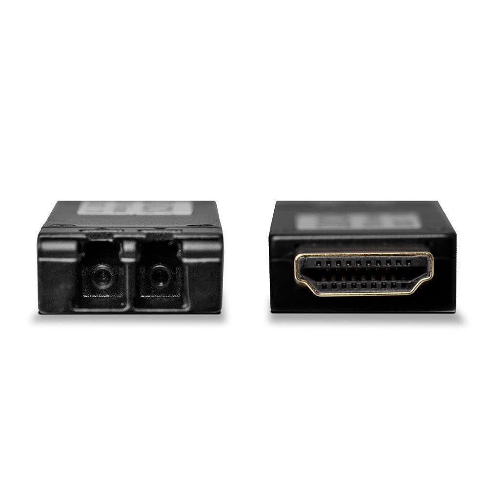 Lindy Przedłużacz światłowodowy 300 m HDMI 4K30, 4K UHD, 3840 x 2160p przy 60 Hz, 10,2 Gb/s, Dolby TrueHD, DTS-HD, rozwiązanie na duże odległości do ścian wideo, oznakowania, zastosowań komercyjnych,