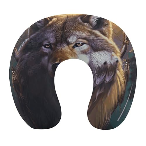 Almohada espuma viscoelástica tamaño único cuello U miniatura 1