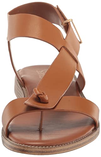 Image of Franco Sarto Womens Glenni Ankle Strap Flat Sandals