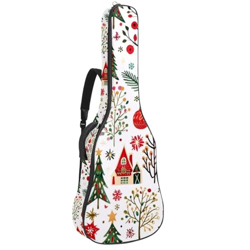 Housse guitare acoustique étanche avec double poche et sangles dos