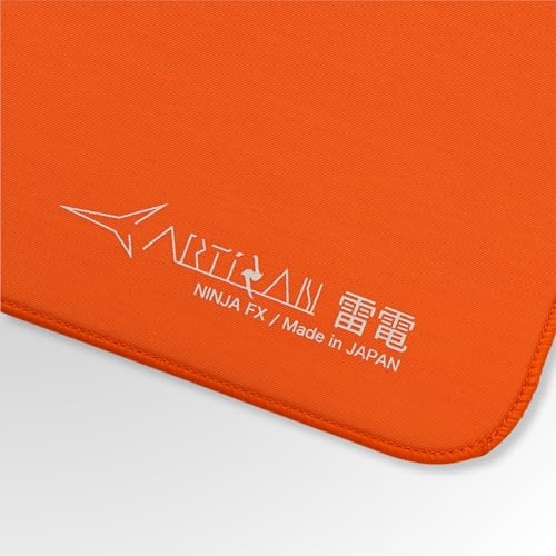 Image of Artisan FX Raiden Gaming Mouse Pad - Soft, XL (490x420mm), Daidai Orange