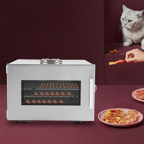 Edelstahl Dörrautomat Dörrautomaten Dehydrator Dörrgerät Obsttrockner Lebensmitteldehydrator Dörrgerät 6 Ebenen Trockner Edelstahl – Bild 5