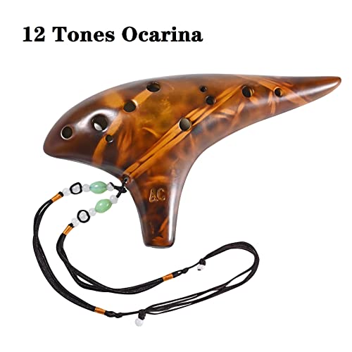 Lieke L043 Ocarina,12 Holes Alto C Key Ceramic Ocarinas thumb #2