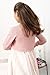 BOLEROSE Girls Long Sleeve Sparkle Cardigan Childrens Kids Bolero Shrug (Baby Pink, 9-10 YRS)