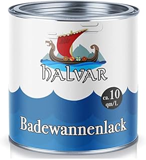 Halvar 2K Bathtub Paint Bathtub Coating Choice of Colours, Enamel Coating