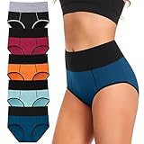 Control Top Underwer for Women Cotton High Waisted Compression Panties No Muffin Top Ladies Briefs Plus Size