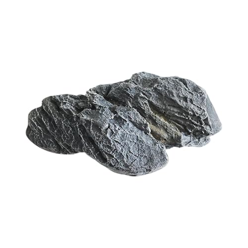 Dekorativer Garten-Abdeckstein aus Schaumstoff, Deko Kunstfelsen, Abdeckfelsen, Abdeckstein f. Trafo, Trafostein, Stein-Attrappe, Kunststein, Steinabdeckung, Wetterfeste Gartenfelsen (A)