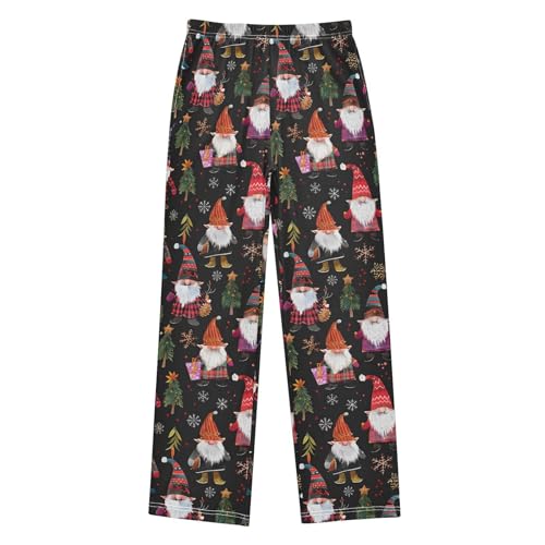 Christmas Pajama Pants Gnome Colorful Clothes Long Sleep Pants Lounge Bottoms