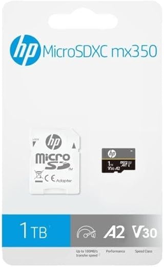 HP Micro SD Card 1TB with Adapter U3 V30 A2(Gray)