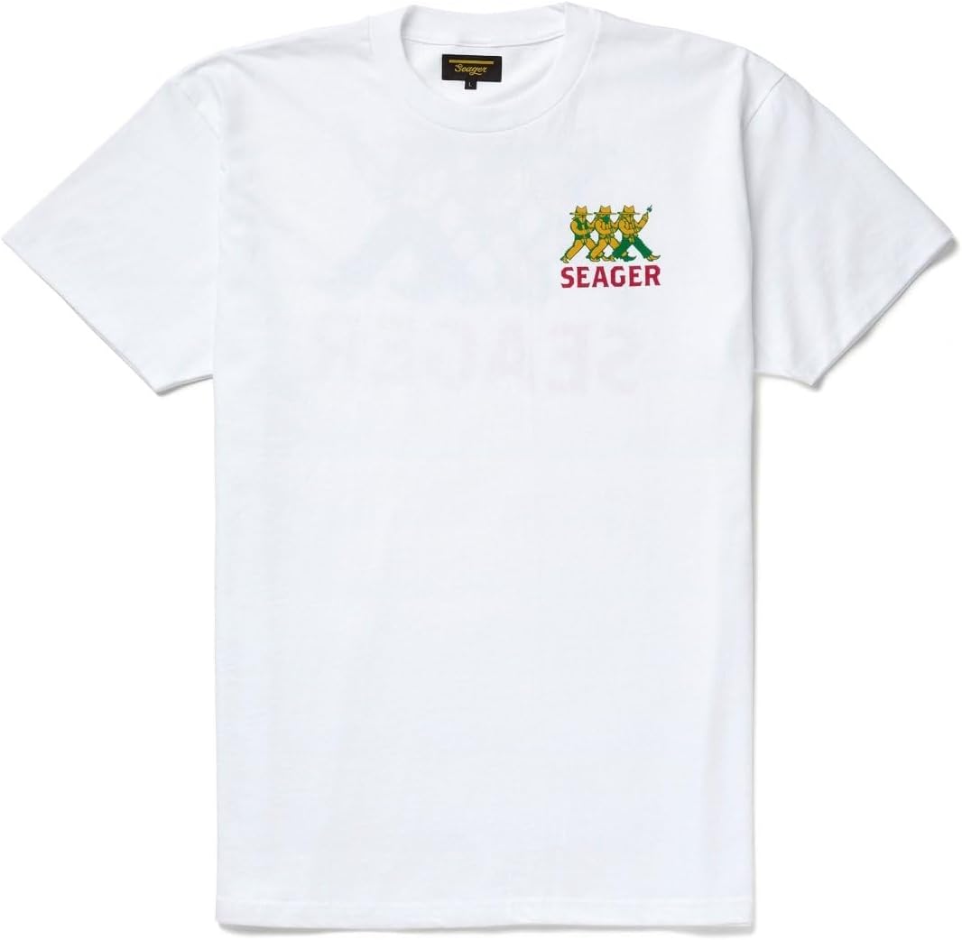 White Tee with Finger Guns by Seager Co. - Image 2