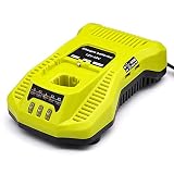 Cargador de repuesto 12V-18V para el cargador de baterías Ryobi P117 ONE + P100 P102 P103 P105 P107 P108 P200 1400670 Cargador de baterías Fxlpower