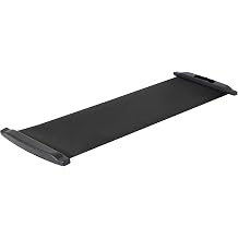 Dewan Store Slide Board Mat for Exercise 6  with End Stops, Booties & Carrying Bag for Low-Impact Indoor Home Workouts and Sports Training
